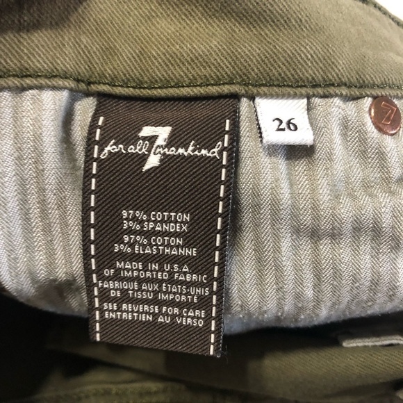 7 FOR ALL MANKIND Distressed Denim Shorts - Picture 6 of 7